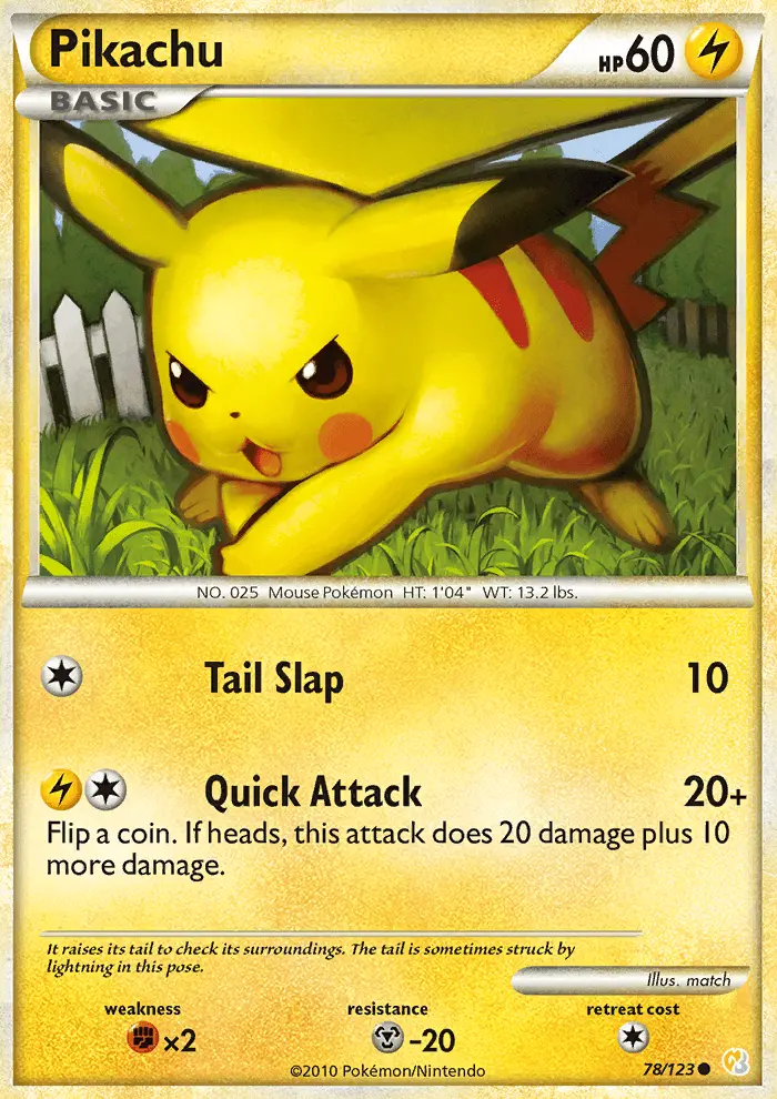 Pikachu card