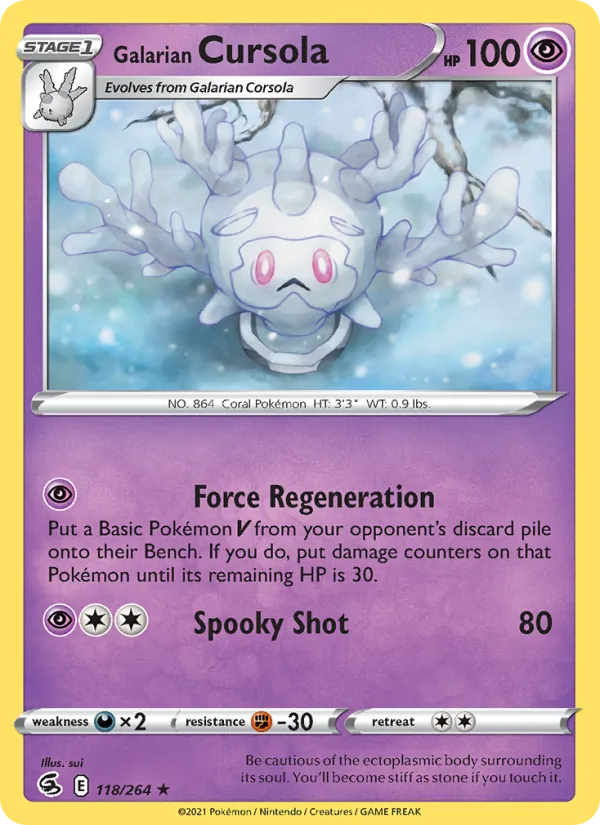 Galarian Cursola card