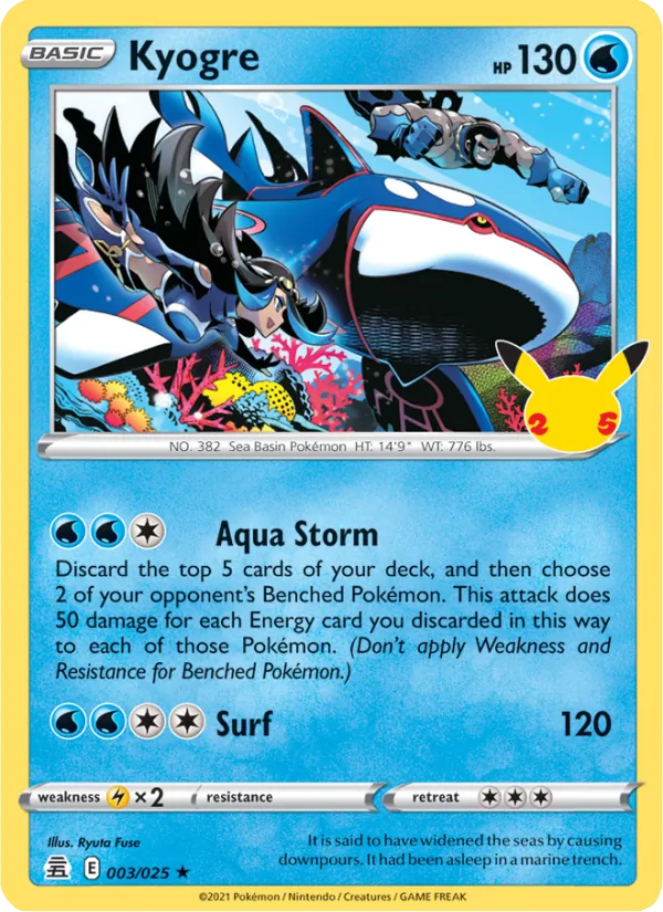Kyogre card
