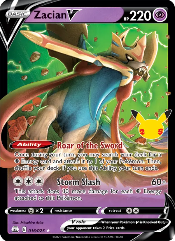 Zacian V card