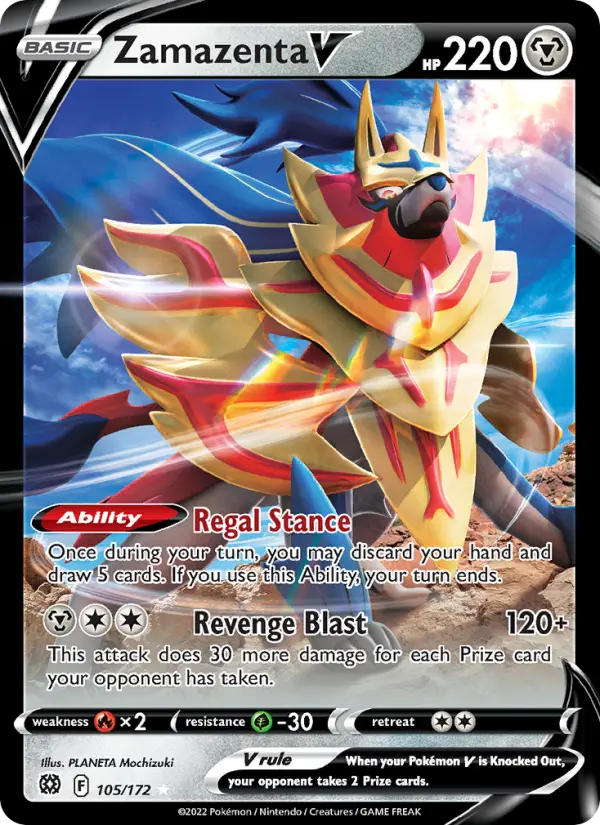 Zamazenta V card