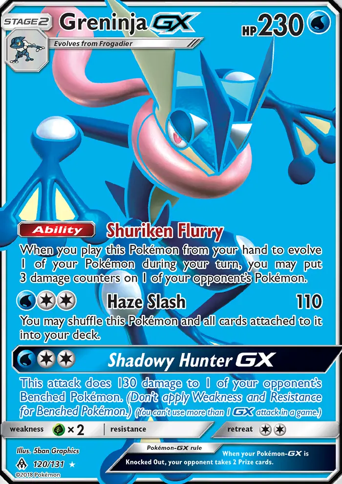 Greninja GX card