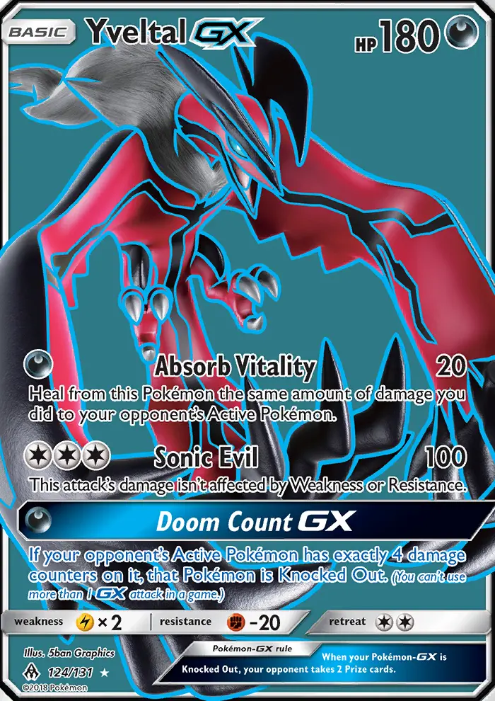 Yveltal GX card