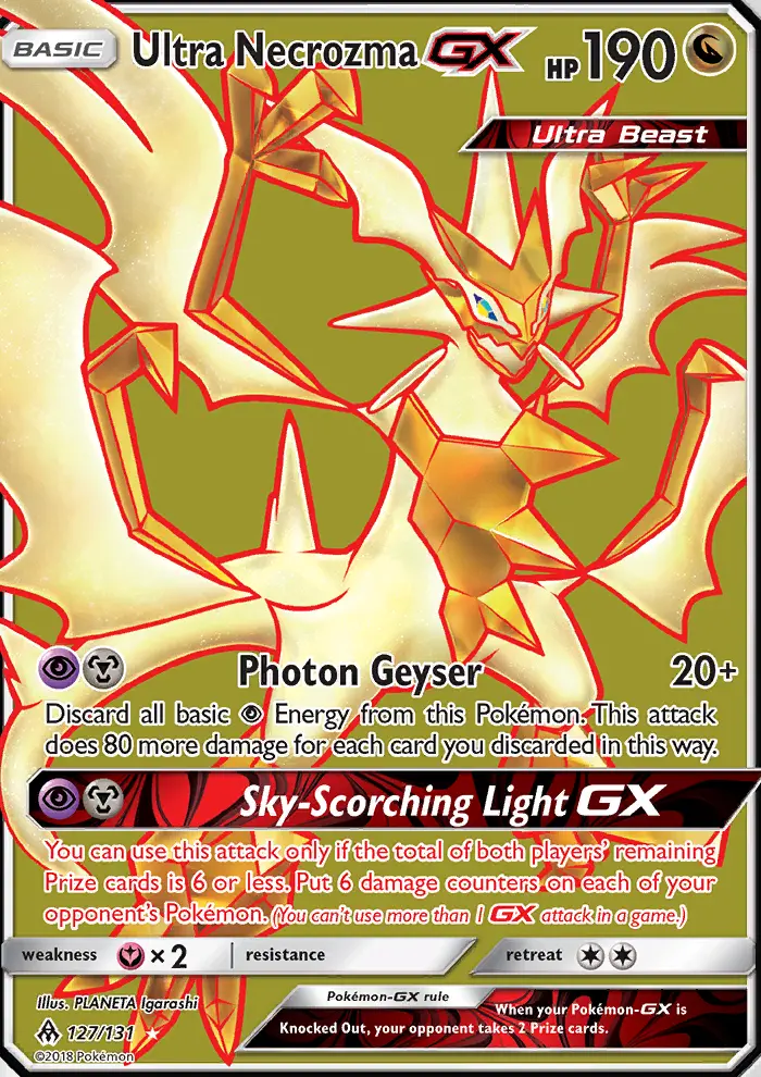 Ultra Necrozma GX card