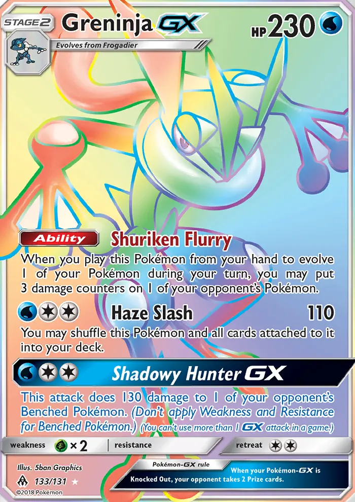Greninja GX card