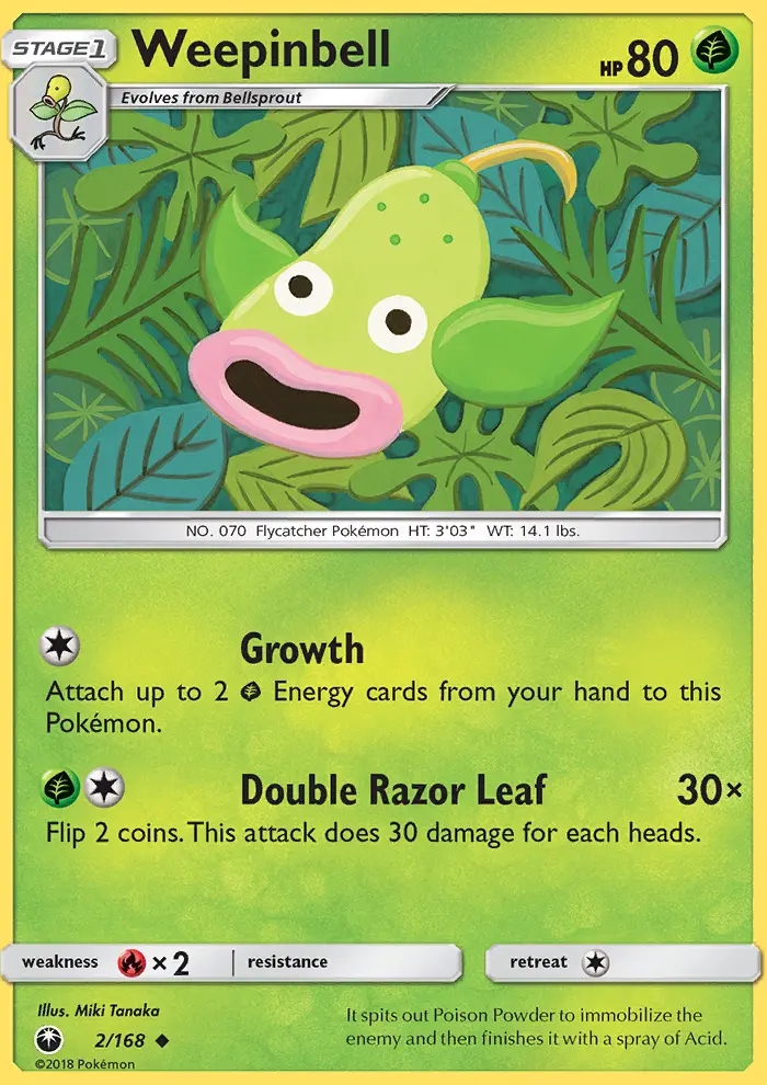 Weepinbell card