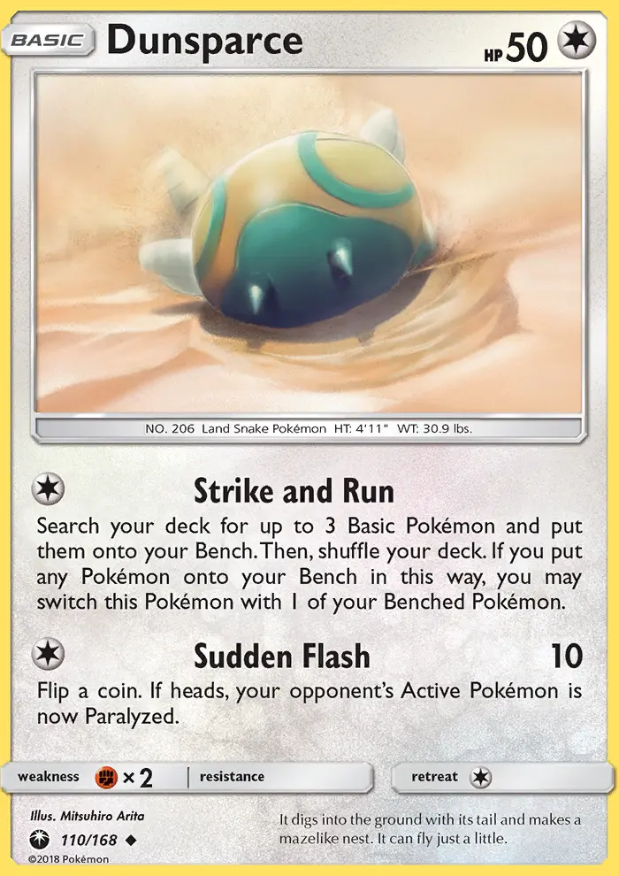Dunsparce card