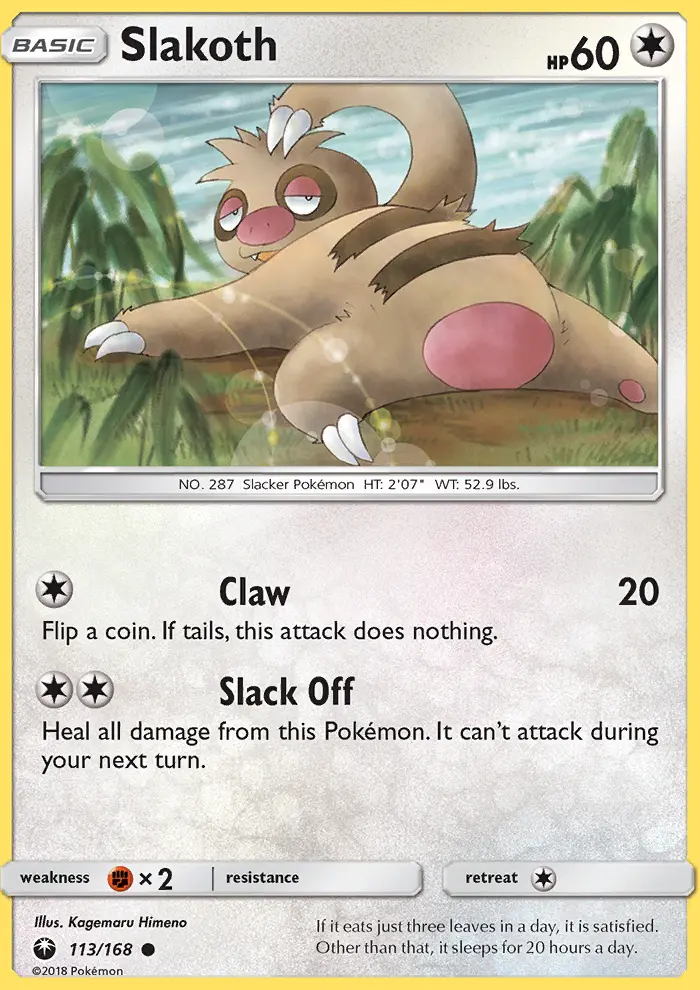 Slakoth card