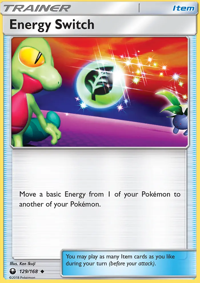 Energy Switch card