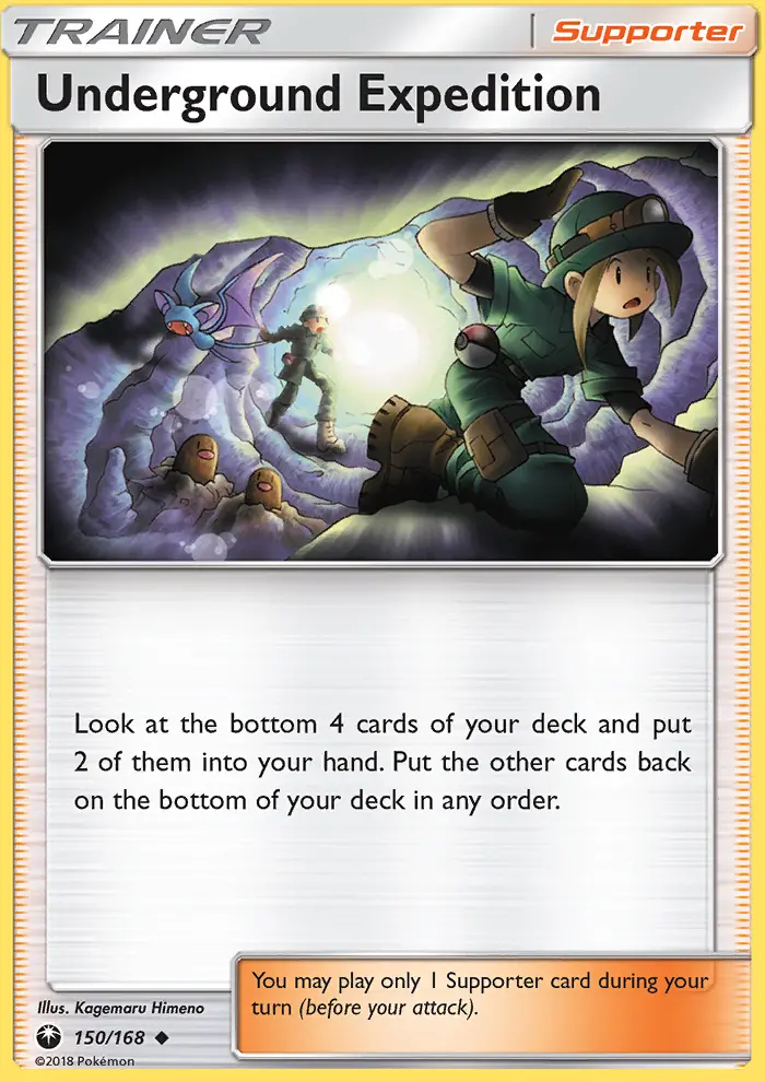 Underground Expedition card