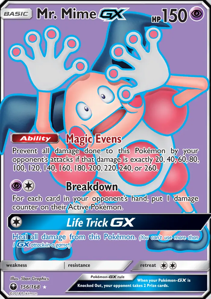 Mr. Mime GX card