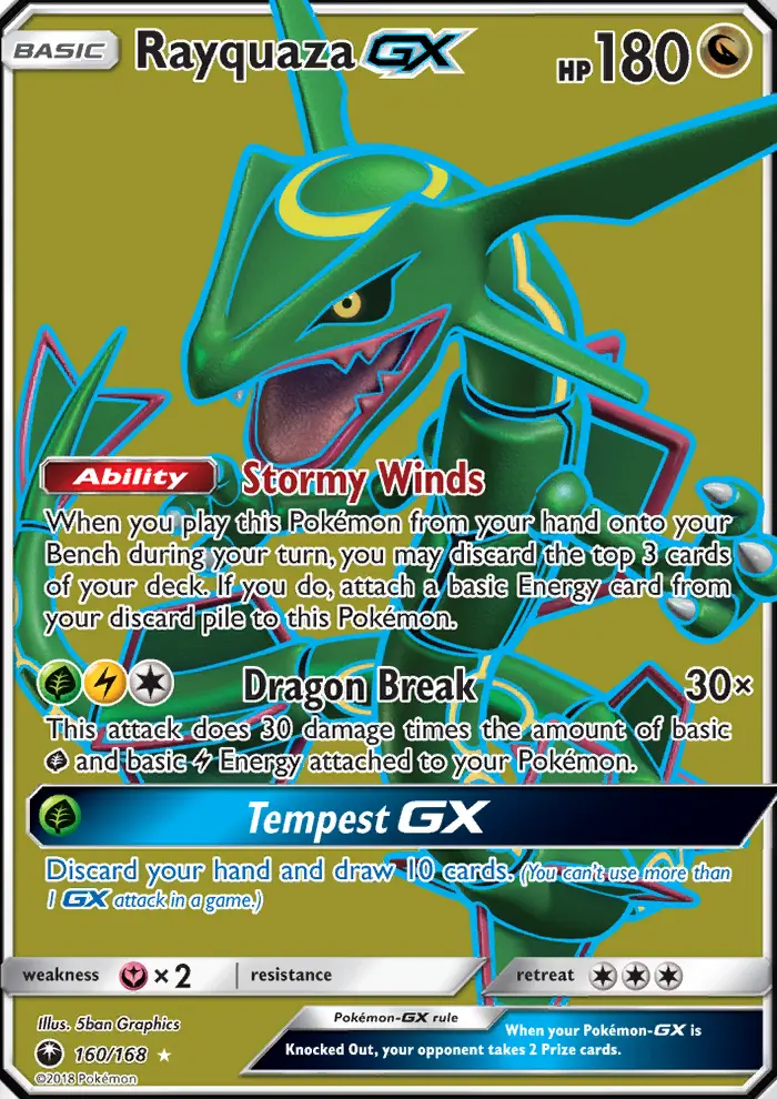 Rayquaza GX card