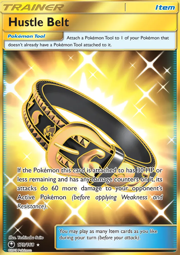Hustle Belt card