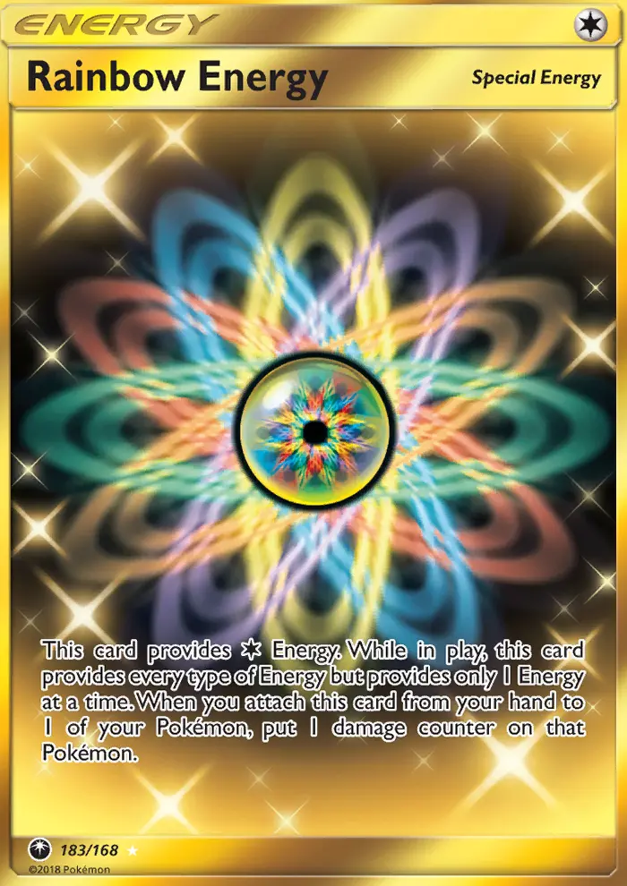 Rainbow Energy card