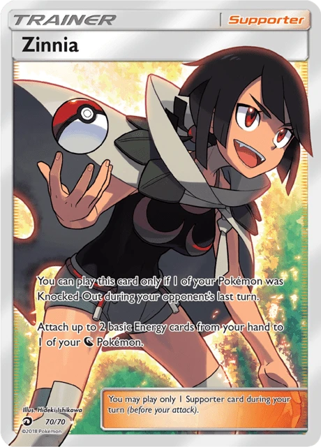 Zinnia card