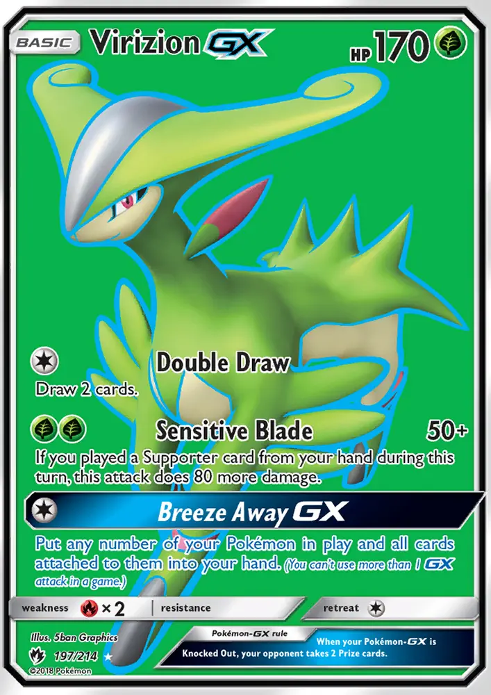 Virizion GX card