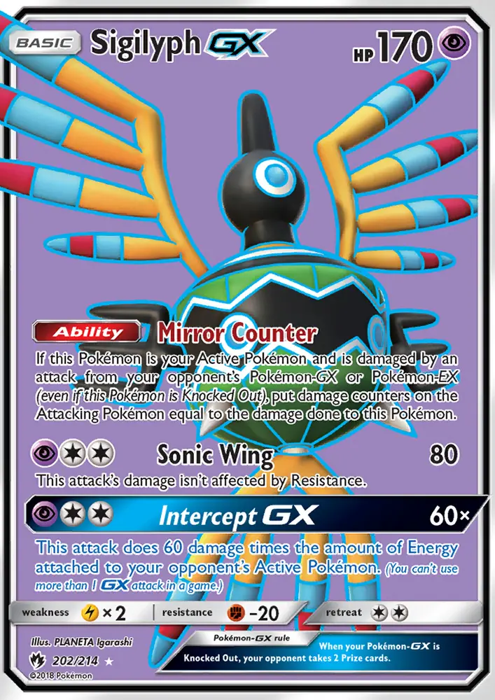 Sigilyph GX card