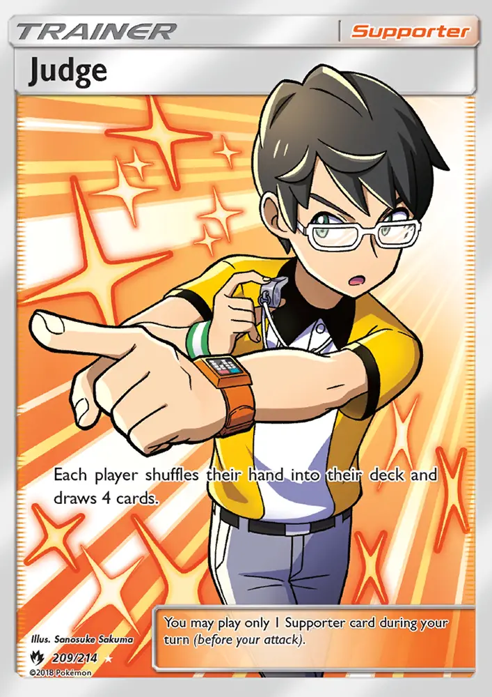 Judge card