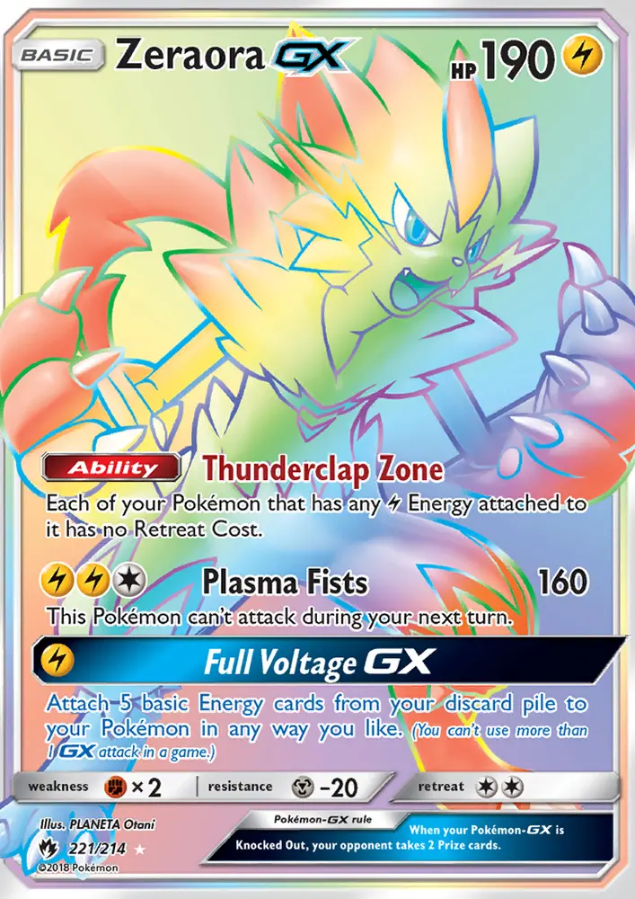 Zeraora GX card