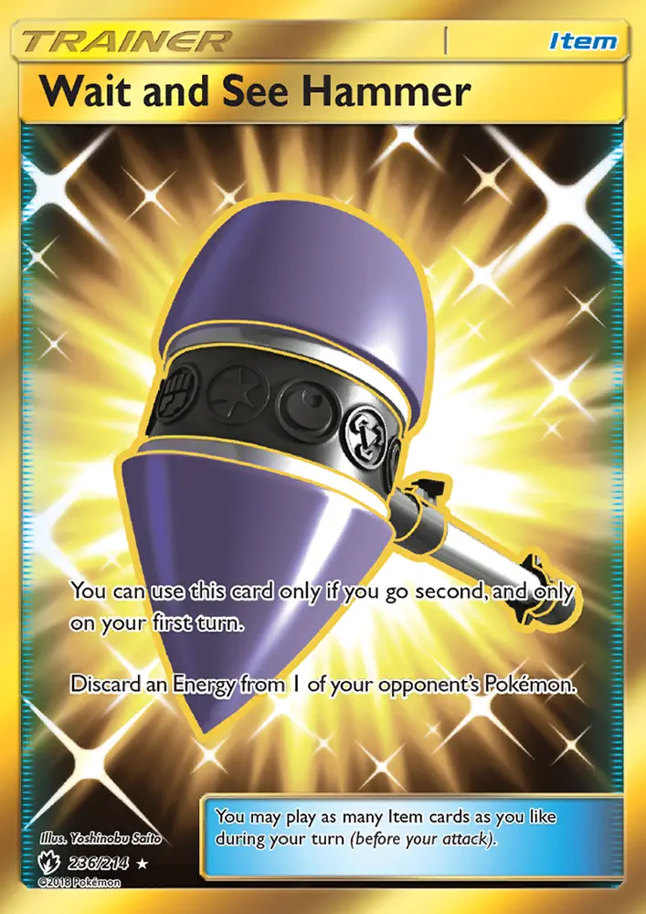 Wait and See Hammer card