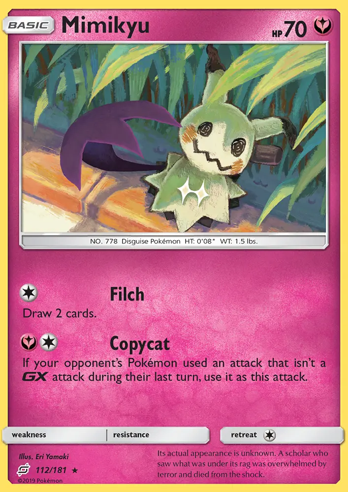 Mimikyu card