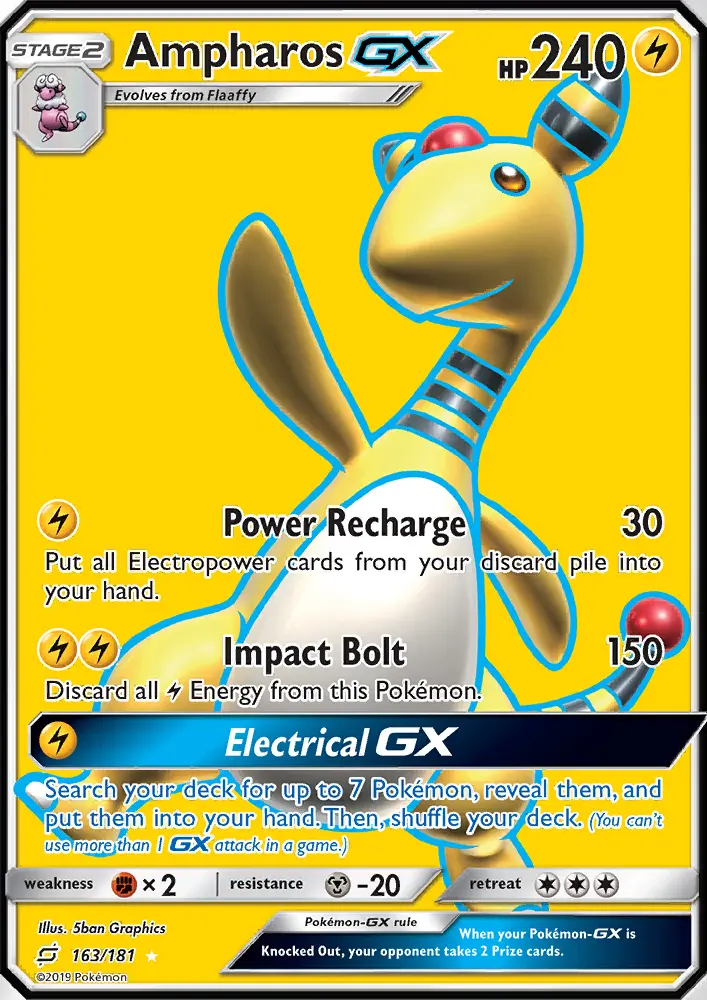 Ampharos GX card
