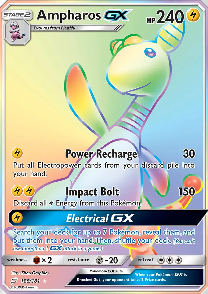 Ampharos GX card