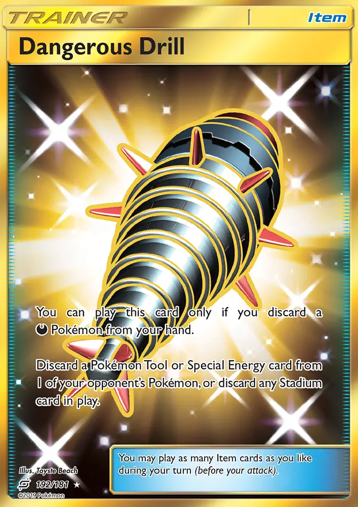 Dangerous Drill card