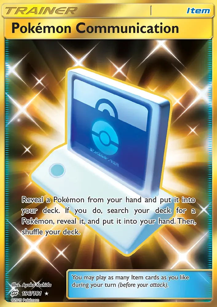 Pokémon Communication card