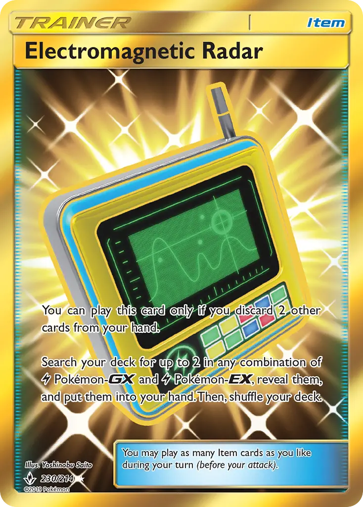 Electromagnetic Radar card