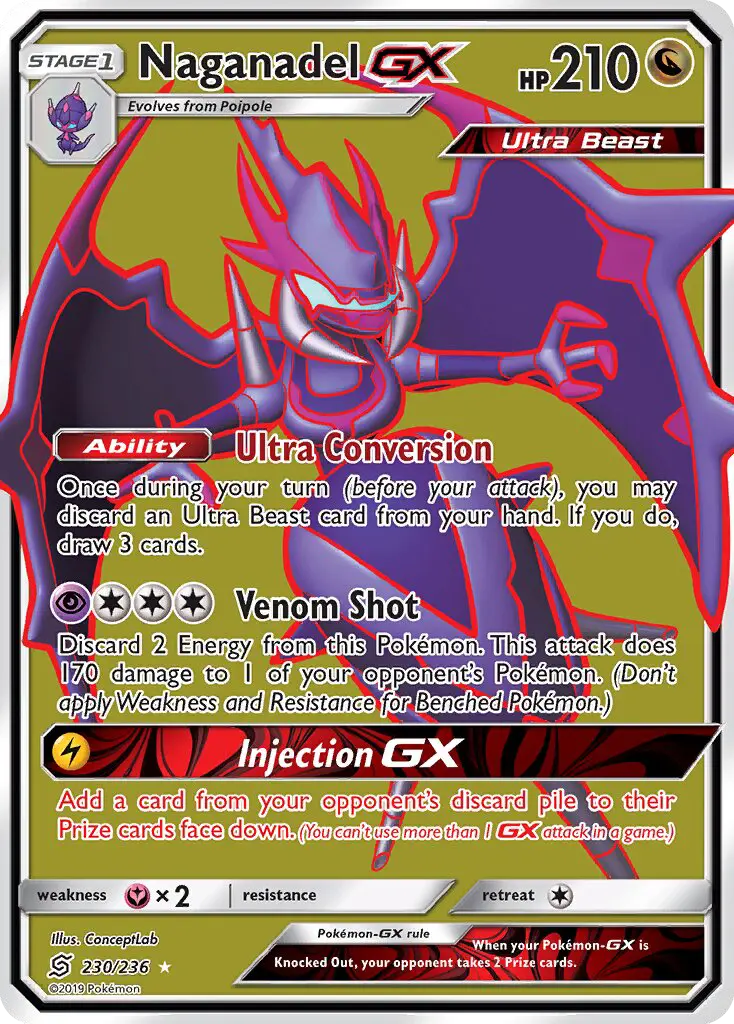 Naganadel GX card