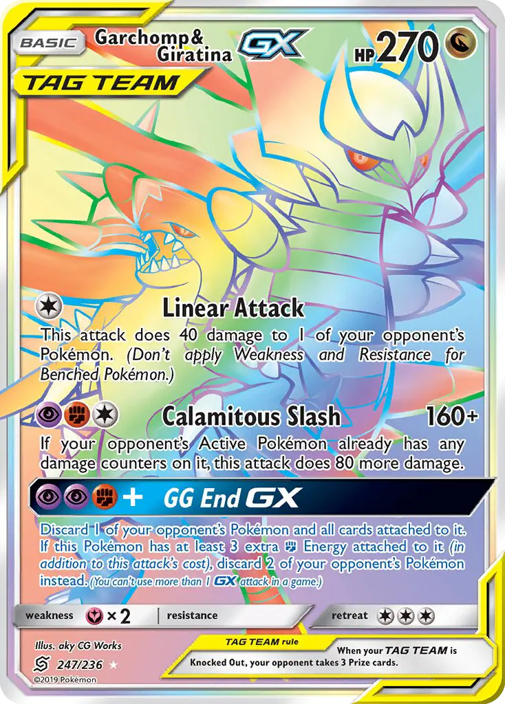 Garchomp & Giratina GX card