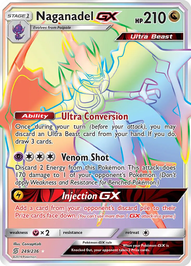 Naganadel GX card