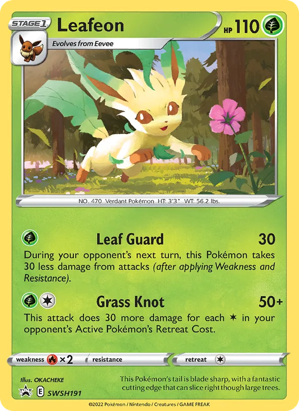 Leafeon card