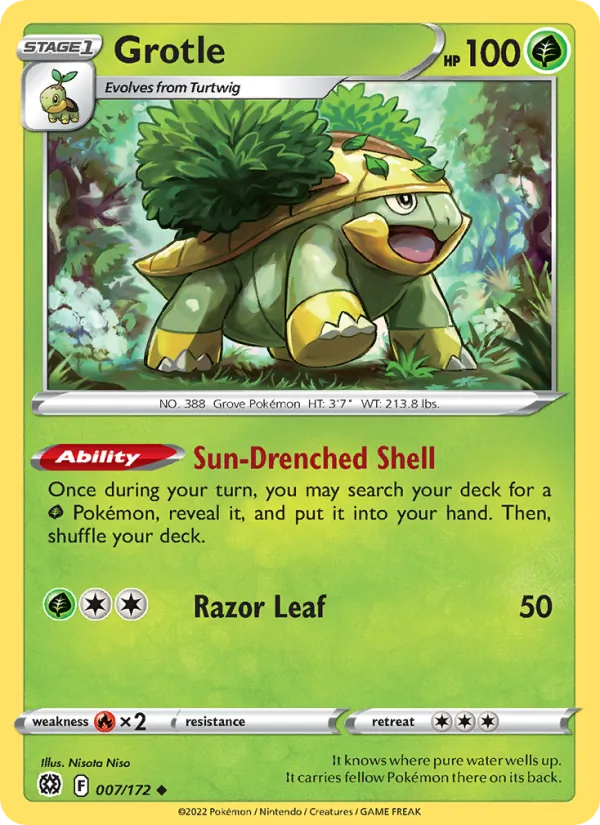 Grotle card