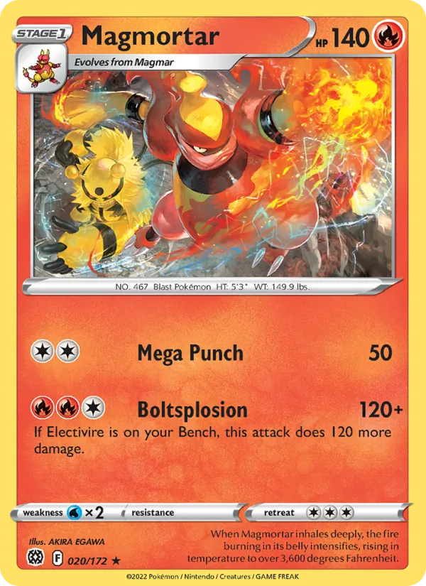 Magmortar card