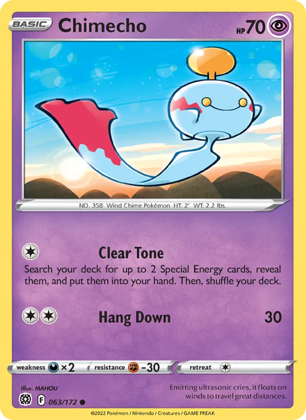 Chimecho card