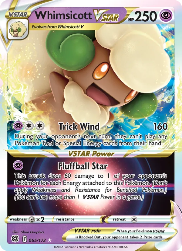 Whimsicott VSTAR card