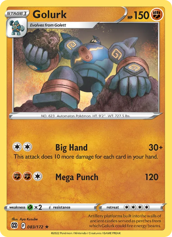 Golurk card
