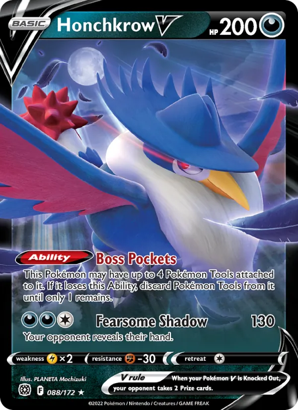 Honchkrow V card