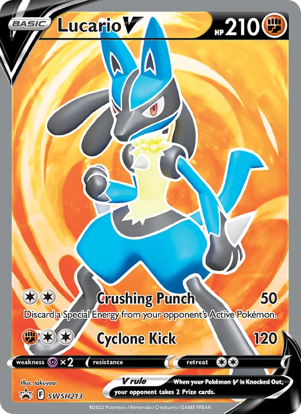 Lucario V card