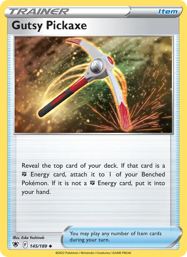 Gutsy Pickaxe card