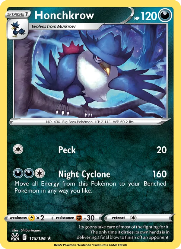 Honchkrow card