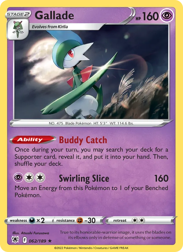 Gallade card