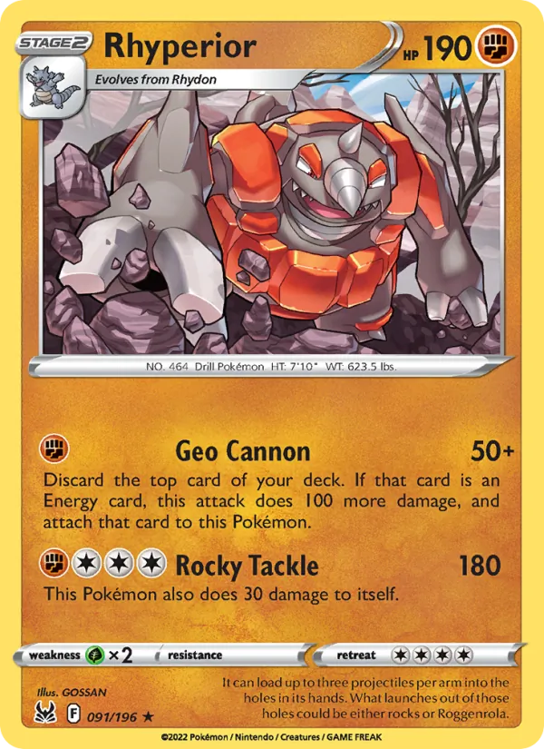 Rhyperior card