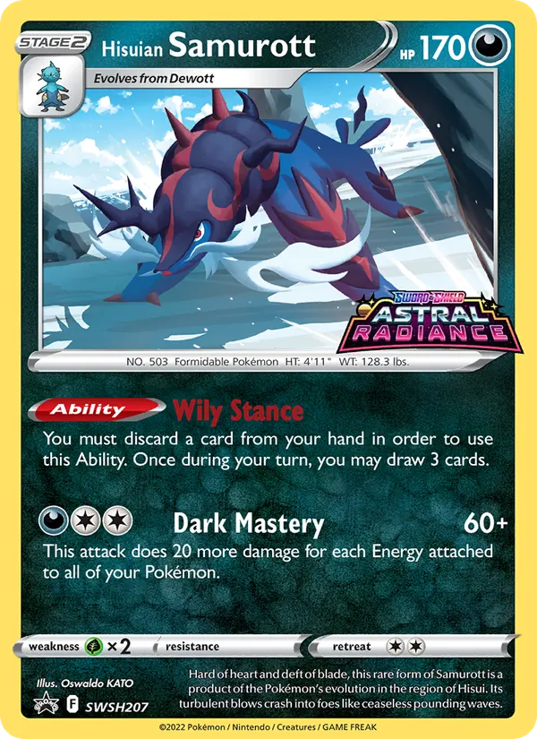 Hisuian Samurott card