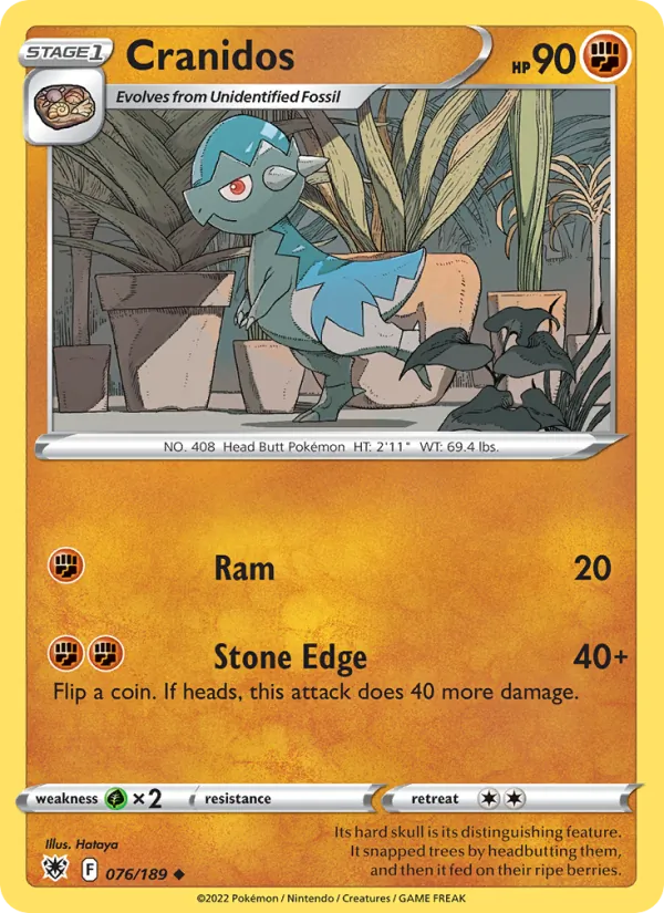 Cranidos card