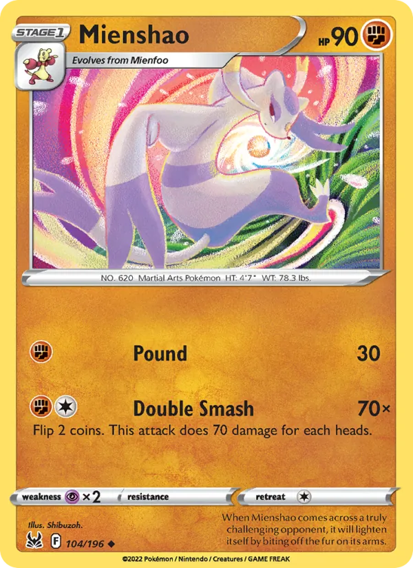 Mienshao card