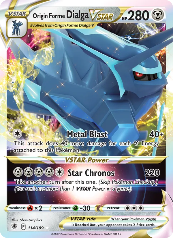 Origin Forme Dialga VSTAR card