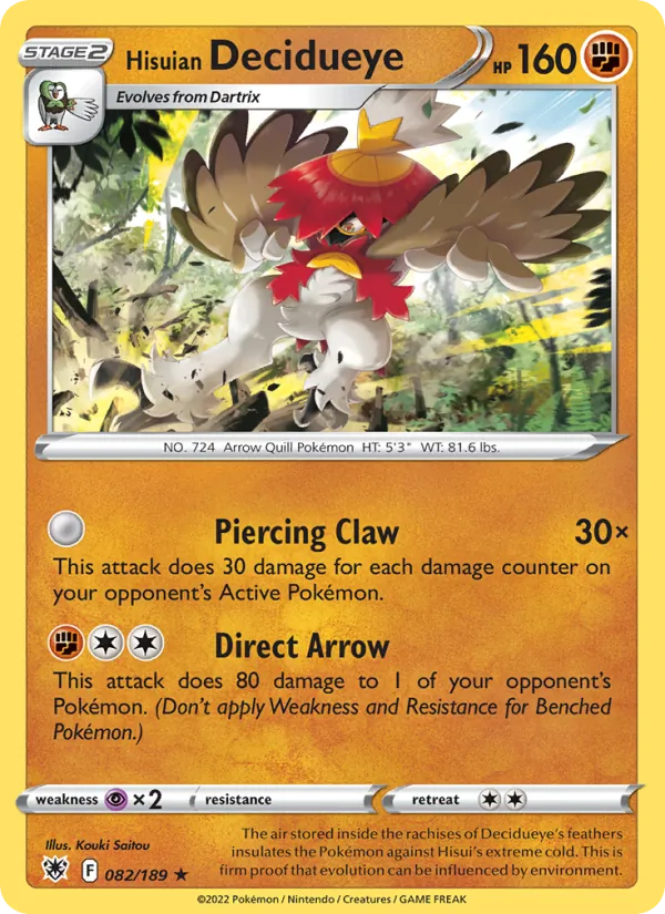 Hisuian Decidueye card
